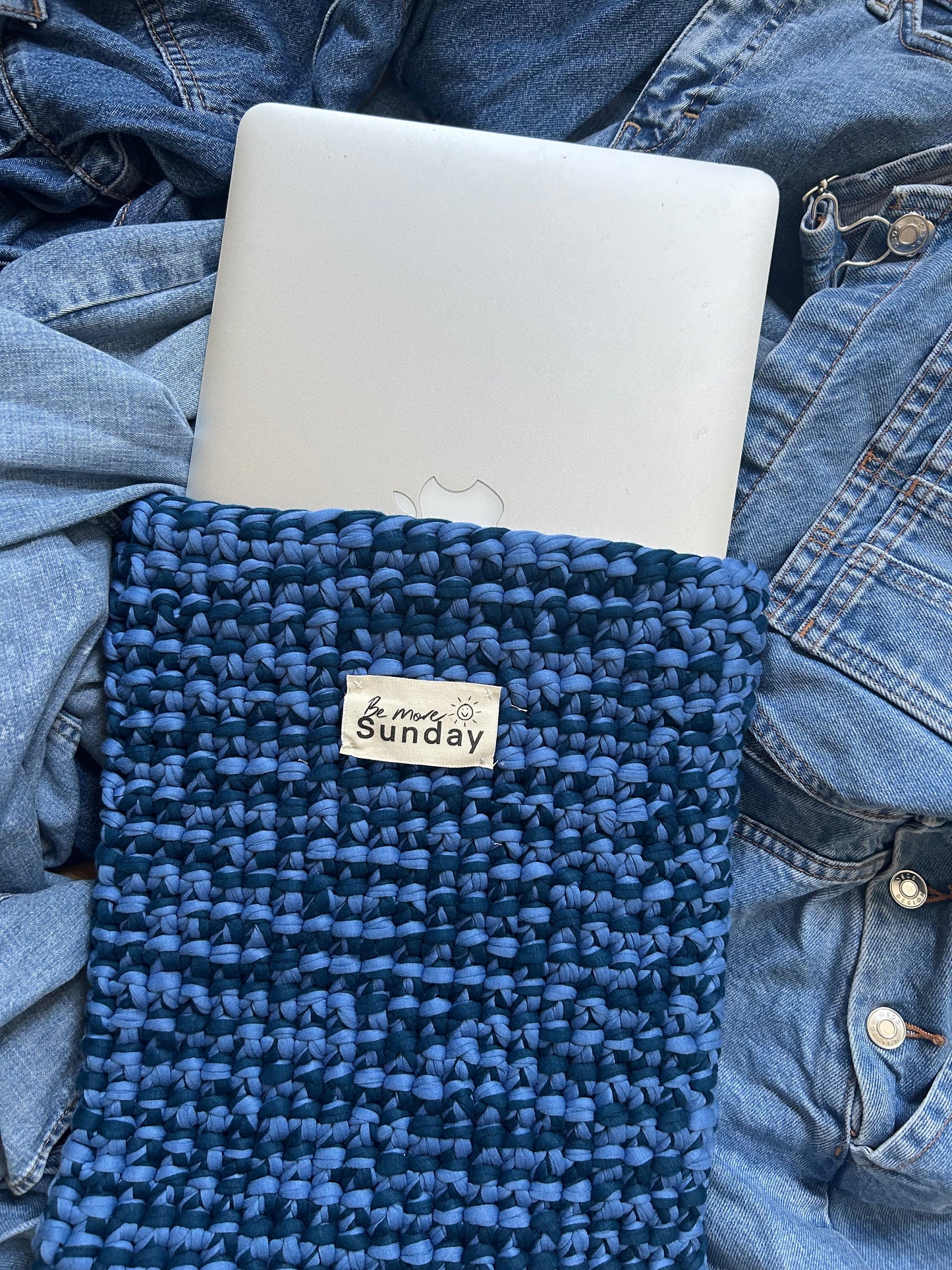 Laptop Sleeve - Double Denim